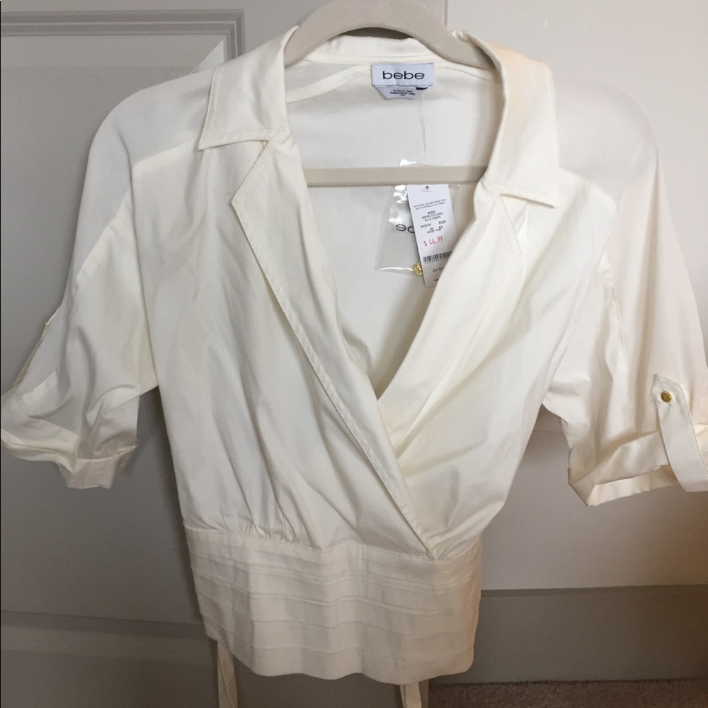 Bebe wrap shirt